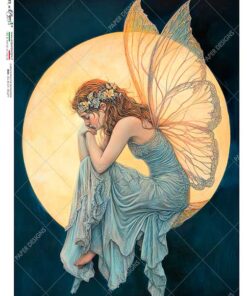 Hârtie de orez – Sleeping Fairy – A5