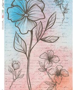 Hârtie de orez – The Flower - A5