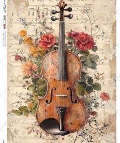 Hârtie de orez – The Violin – A5