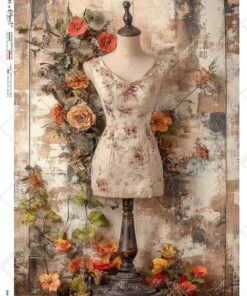 Hârtie de orez – Vintage Mannequin – A5