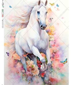 Hârtie de orez – White Horse - A5
