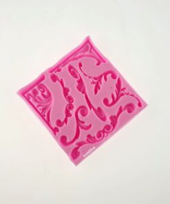 Matriță silicon – Corners and Baroque Ornament - 9,5x9,5 cm