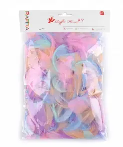 Pene mix - culori pastel - 5-10 cm