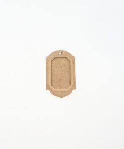 Decorațiune MDF - 2 elemente - 10x6 cm