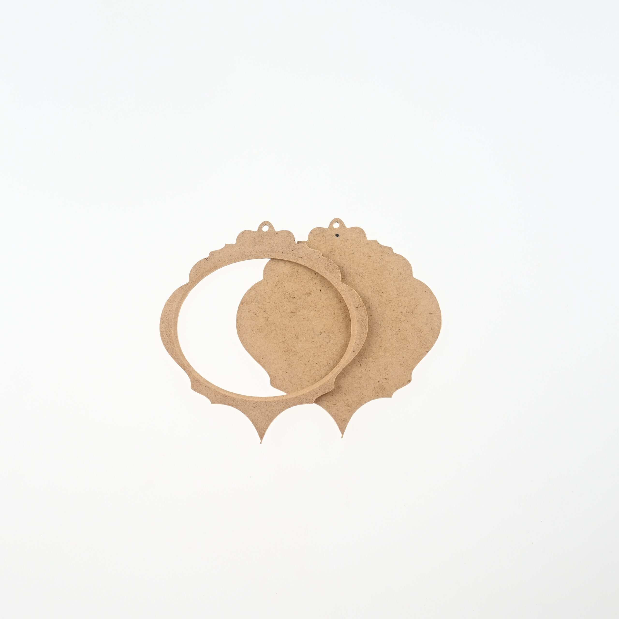 Decorațiune MDF - 2 elemente - 13,5x12,5 cm 2 Decorațiune MDF - 2 elemente - 13,5x12,5 cm - imagine 2