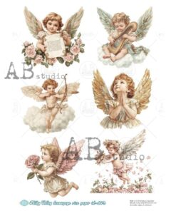 Hârtie de orez – Angels Poem – A4