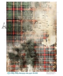 Hârtie de orez – Christmas Background 2 – A4