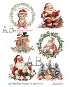 Hârtie de orez – My First Christmas – A4