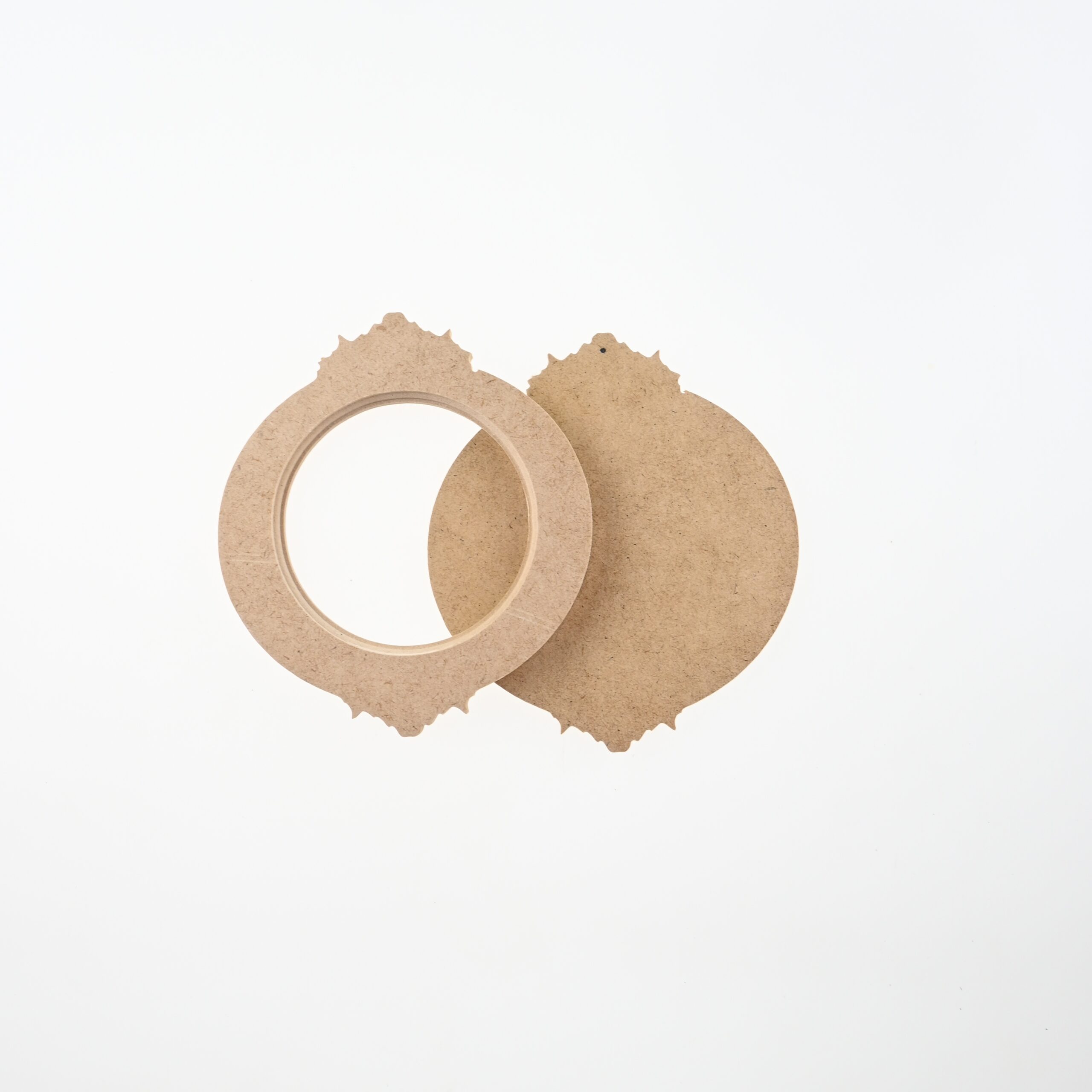 Ramă decorativă MDF - 2 elemente - 14,3x12,6 cm 2 Ramă decorativă MDF - 2 elemente - 14,3x12,6 cm - imagine 2