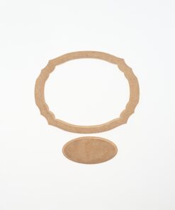 Set decorativ MDF pentru cutii - 2 elemente - 17,2x13,8 cm