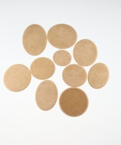 Set elemente decorative MDF - mix - 10 bucați
