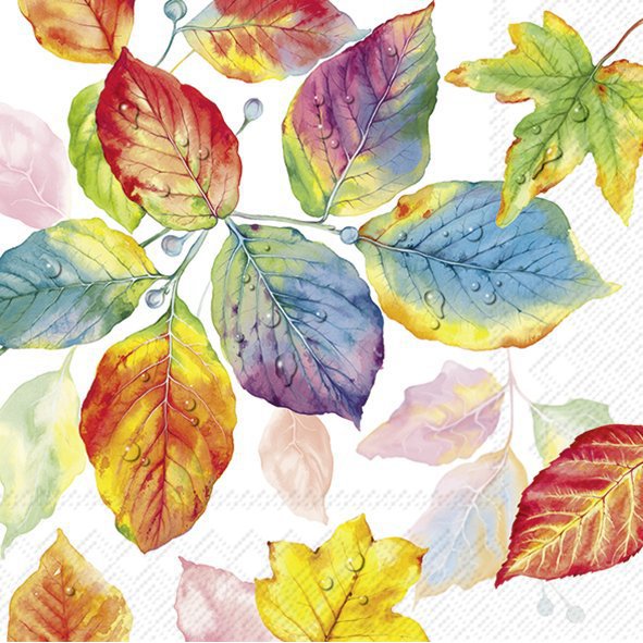 Șervețel - Colorful Leaves - 33x33 cm 1 Șervețel - Colorful Leaves - 33x33 cm