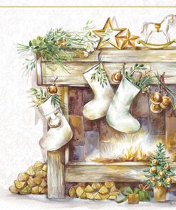 Șervețel - Cozy Fireplace - 25x25 cm