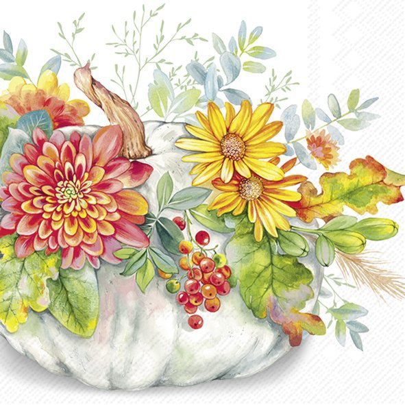 Șervețel - Cucurbita white - 33x33 cm 1 Șervețel - Cucurbita white - 33x33 cm