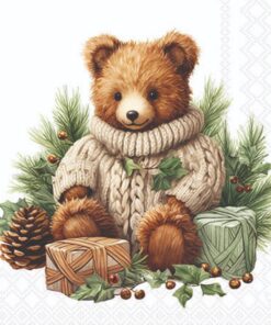 Șervețel - Cuddle Bear - 25x25 cm