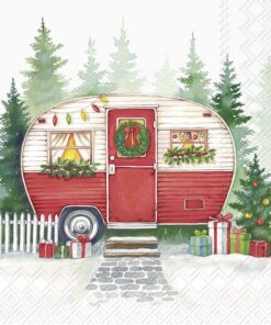 Șervețel - Festive Camper - 33x33 cm