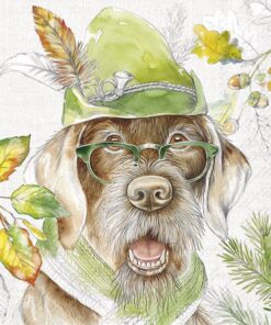 Șervețel - Hunting Dog - 33x33 cm