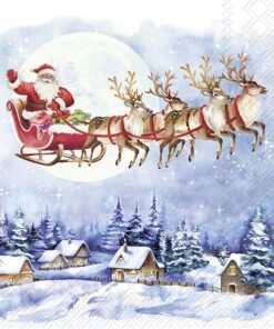 Șervețel - Santa's Wonderland - 33x33 cm