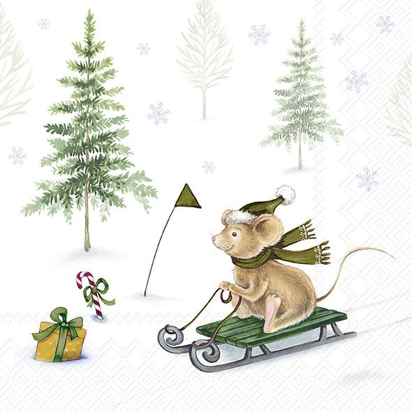 Șervețel - Winter Snow Fun - 25x25 cm 1 Șervețel - Winter Snow Fun - 25x25 cm