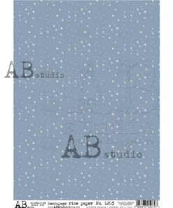 Hârtie de orez - Let it Snow - A4