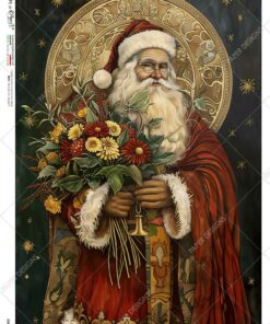 Hârtie de orez - Santa - A5