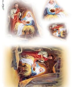 Hârtie de orez – Holly Night – A5