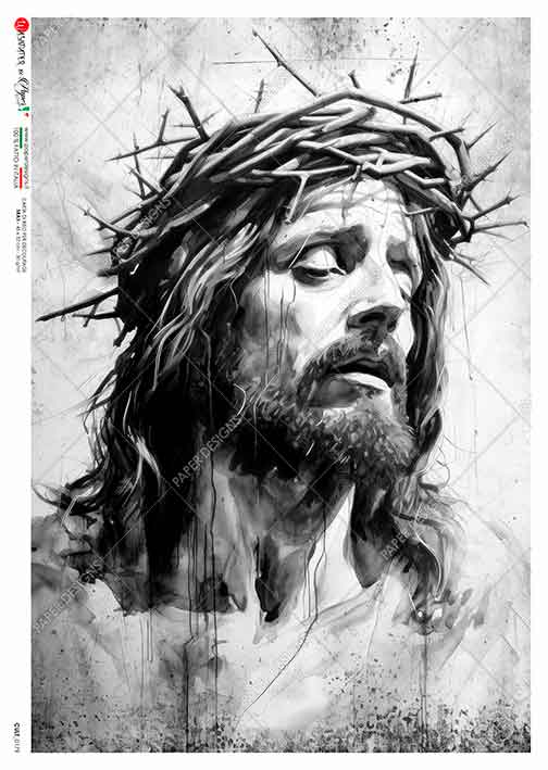 Hârtie de orez – Jesus Christ – A5 1 Hârtie de orez – Jesus Christ – A5