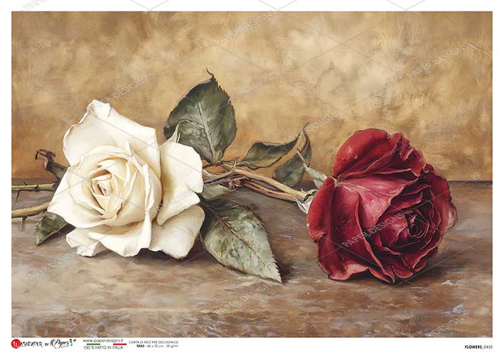Hârtie de orez –Red & White - A5 1 Hârtie de orez –Red & White - A5