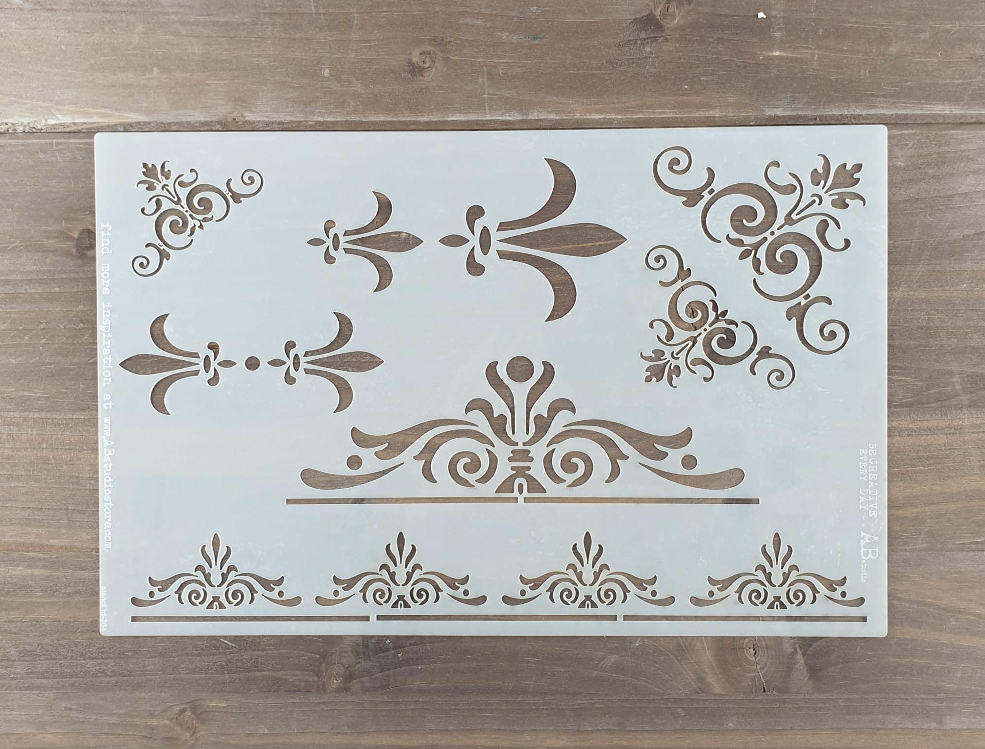 Șablon - Decorative Ornaments - 28x18 cm 2 Șablon - Decorative Ornaments - 28x18 cm - imagine 2