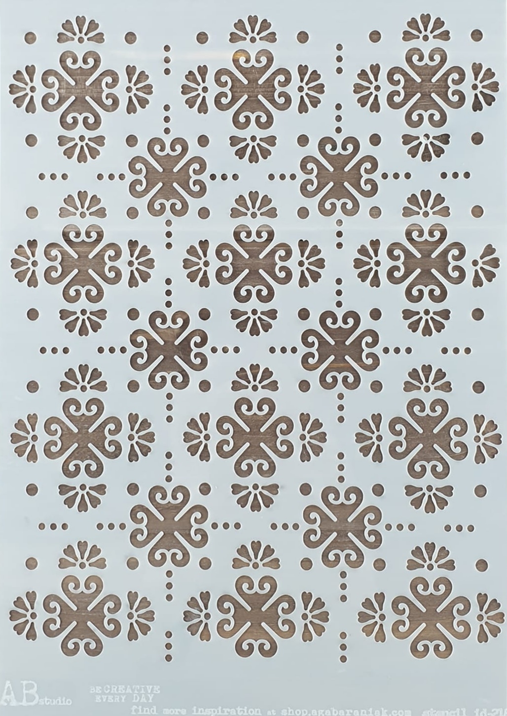 Șablon - Paris Decor - 25x17,5 cm 1 Șablon - Paris Decor - 25x17,5 cm
