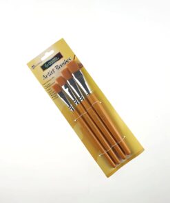 Set 4 pensule sintetice drepte