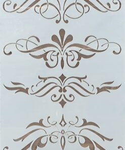 Șablon - Shabby decor - 28x18 cm