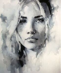 Hârtie de orez - Portrait of the Girl - A4