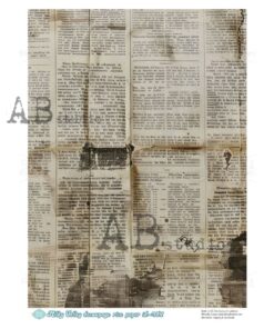 Hârtie de orez - Vintage Paper - A4
