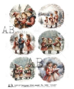 Hârtie de orez – Carol Singers 2 – A4