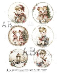 Hârtie de orez – Children and Pets – A4