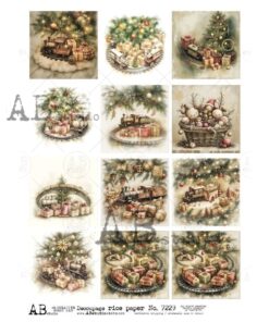 Hârtie de orez – Christmas Gifts 2 – A4