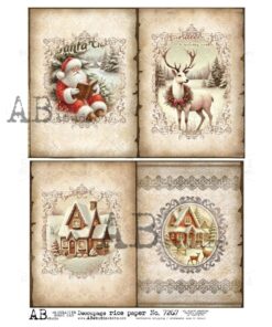 Hârtie de orez – Holiday Wishes - A4