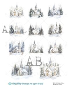Hârtie de orez – The Church - A4