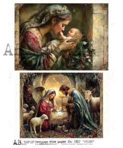Hârtie de orez – The Holly Night in 2 acts - A4