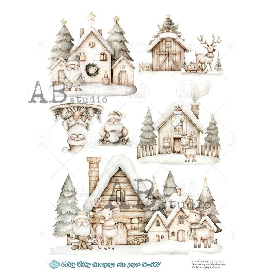 Hârtie de orez – The House of the Elves - A4 1 Hârtie de orez – The House of the Elves - A4