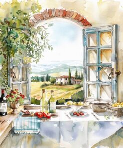 Șervețel - Cucina con Vista - 33x33 cm
