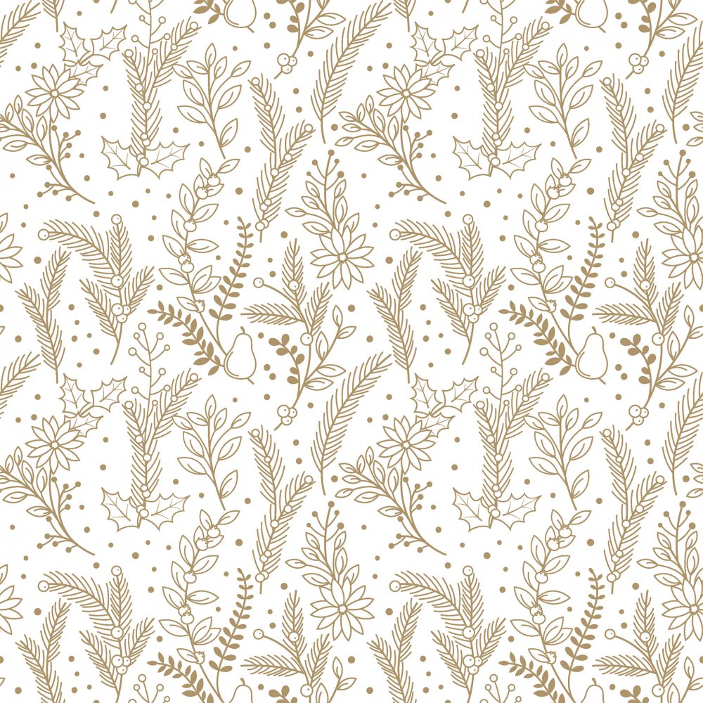 Șervețel - Golden Branches - 33x33 cm 1 Șervețel - Golden Branches - 33x33 cm