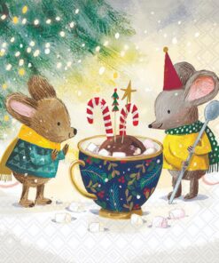 Șervețel - Marshmallow festivity - 33x33 cm