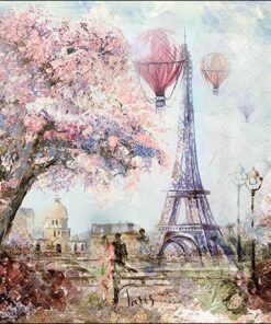 Șervețel - Paris Art - 33x33 cm