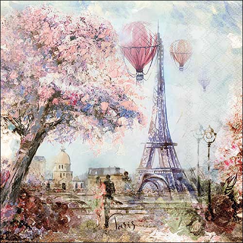 Șervețel - Paris Art - 33x33 cm 1 Șervețel - Paris Art - 33x33 cm