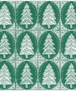 Șervețel - Pattern Christmas Trees - 33×33 cm
