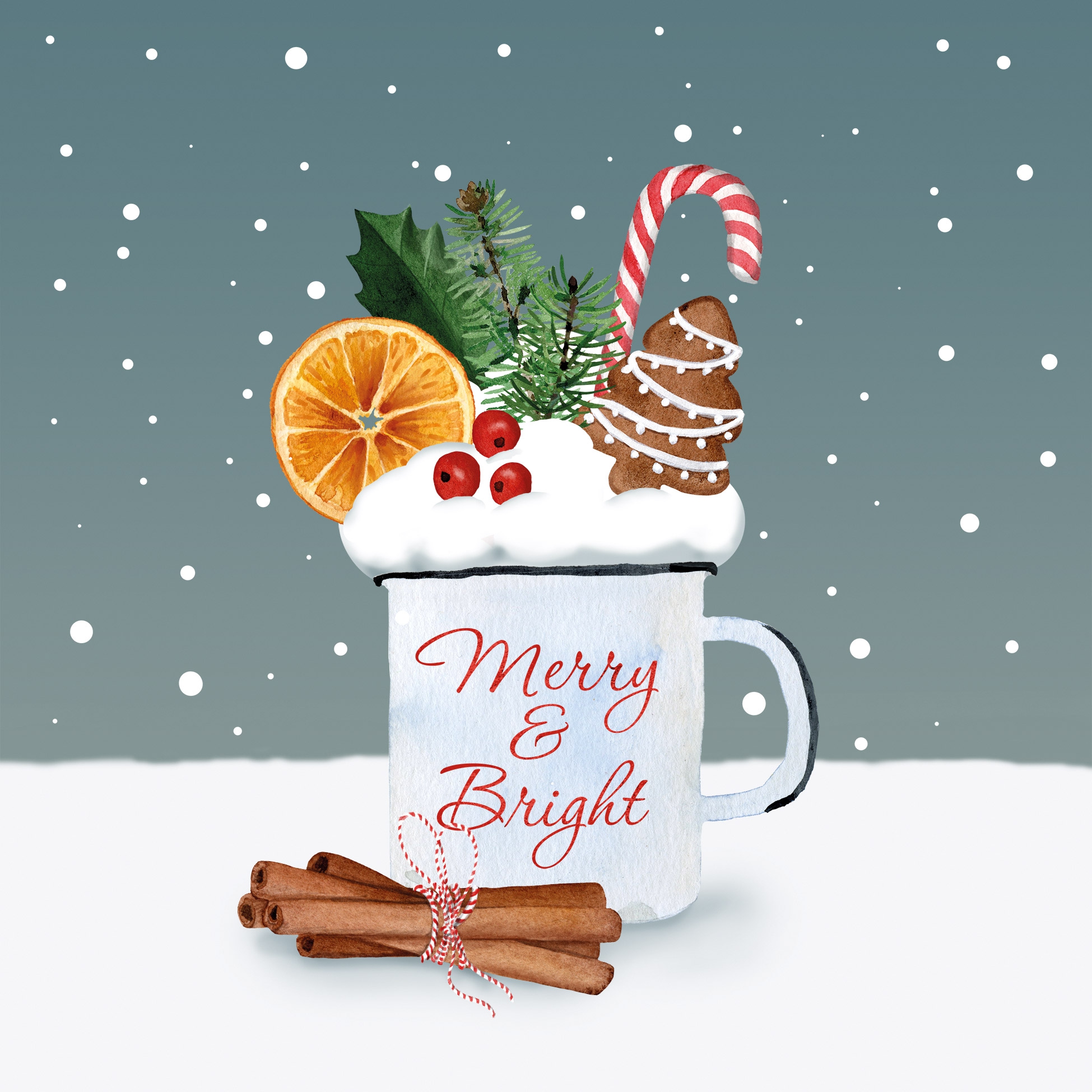 Șervețel – Merry & Bright - 25×25 cm 1 Șervețel – Merry & Bright - 25×25 cm