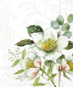 Șervețel – Noelia white – 25x25 cm