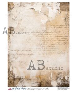 Hârtie de orez – Scrittura Background – A4